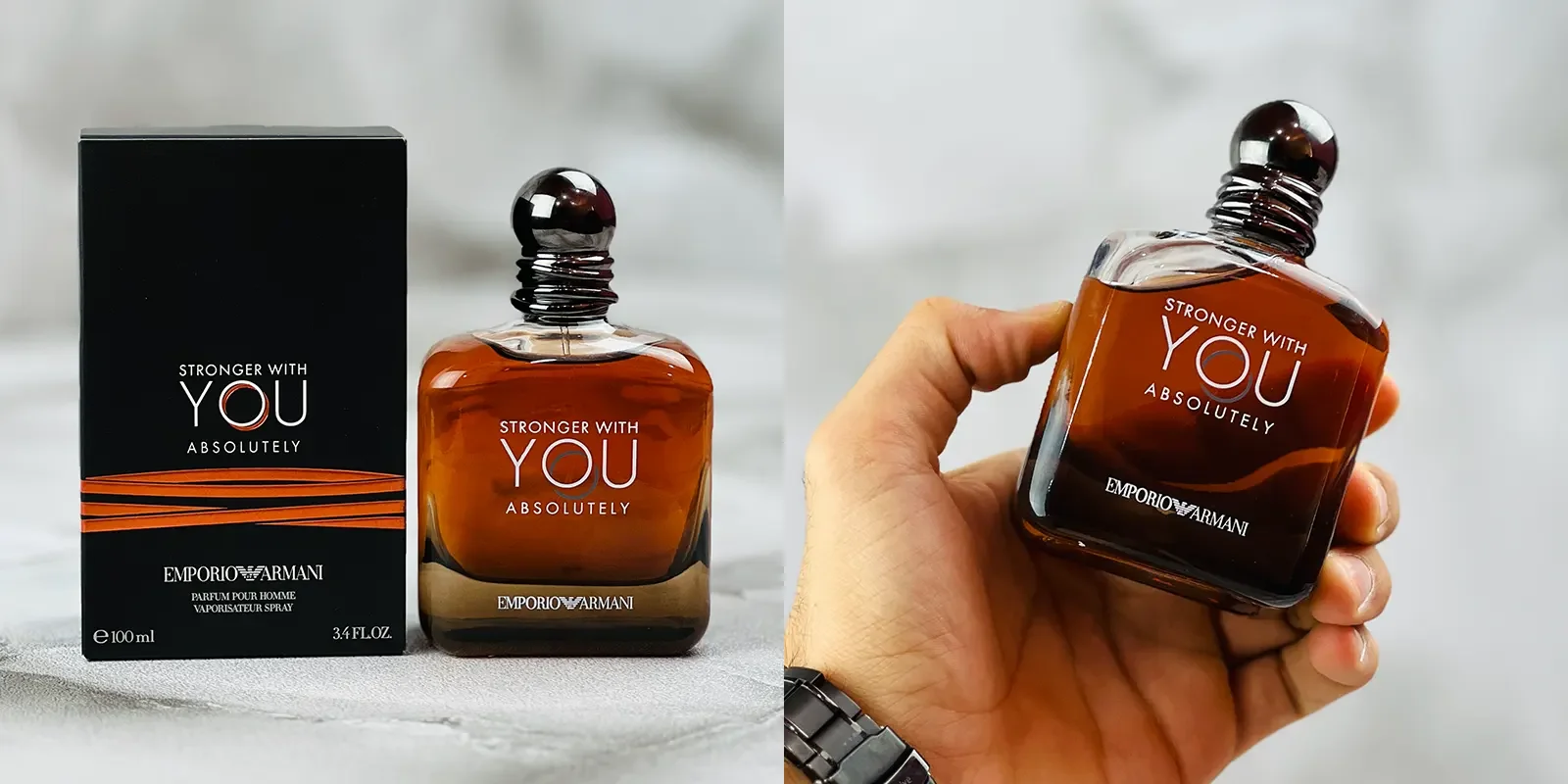 عطر ادکلن جورجیو آرمانی استرانگر ویت یو ابسولوتلی 100 میل