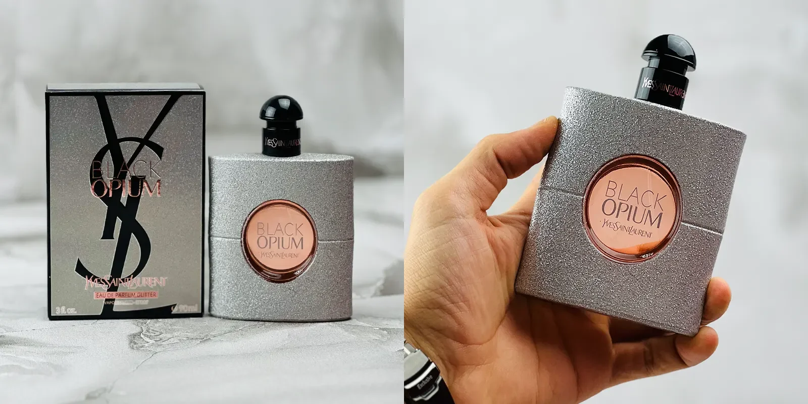 عطر ادکلن ایو سن لورن بلک اوپیوم گلیتر 90 میل